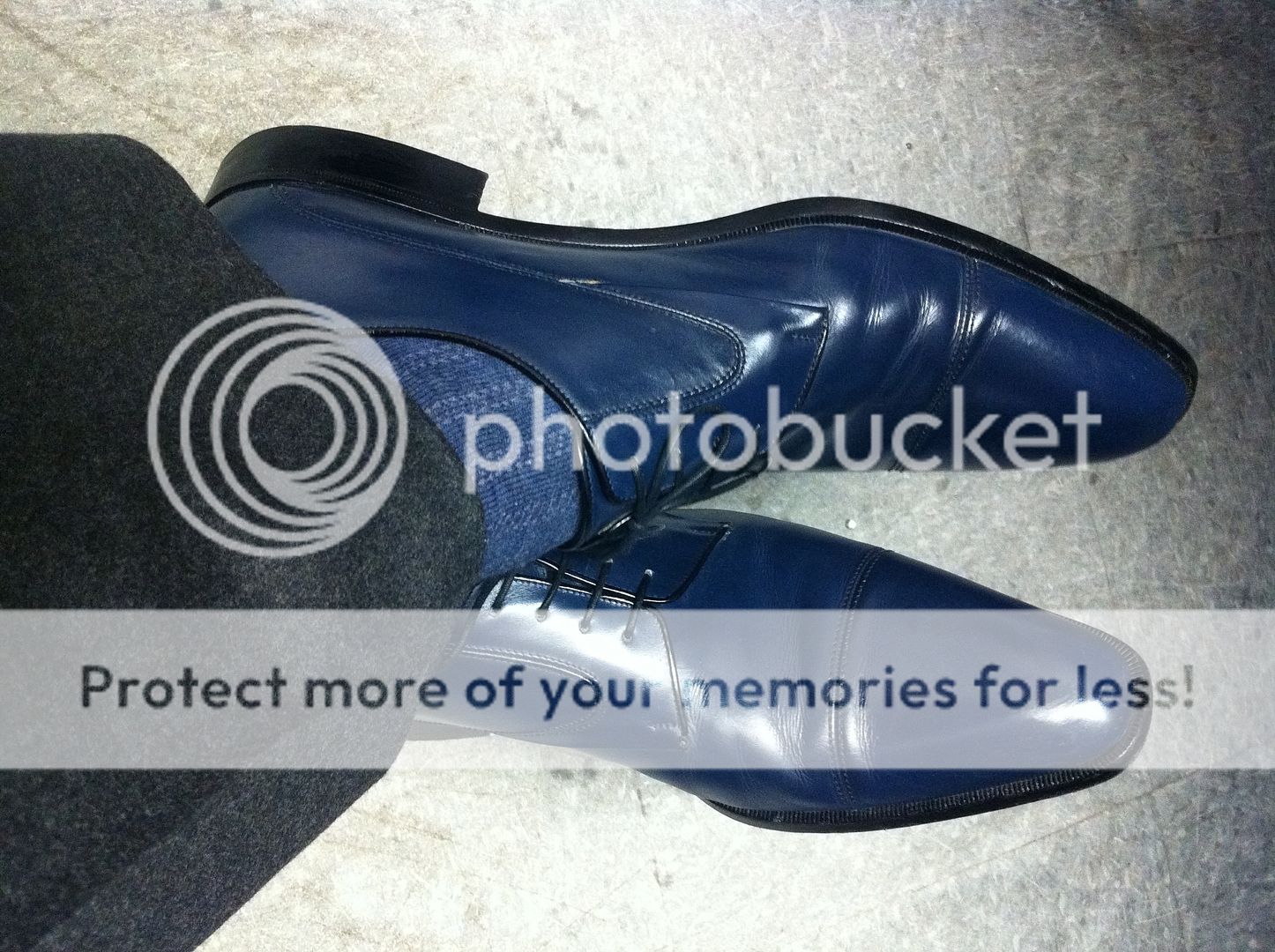 What do I wear with a pair of dark blue shoes? Styleforum