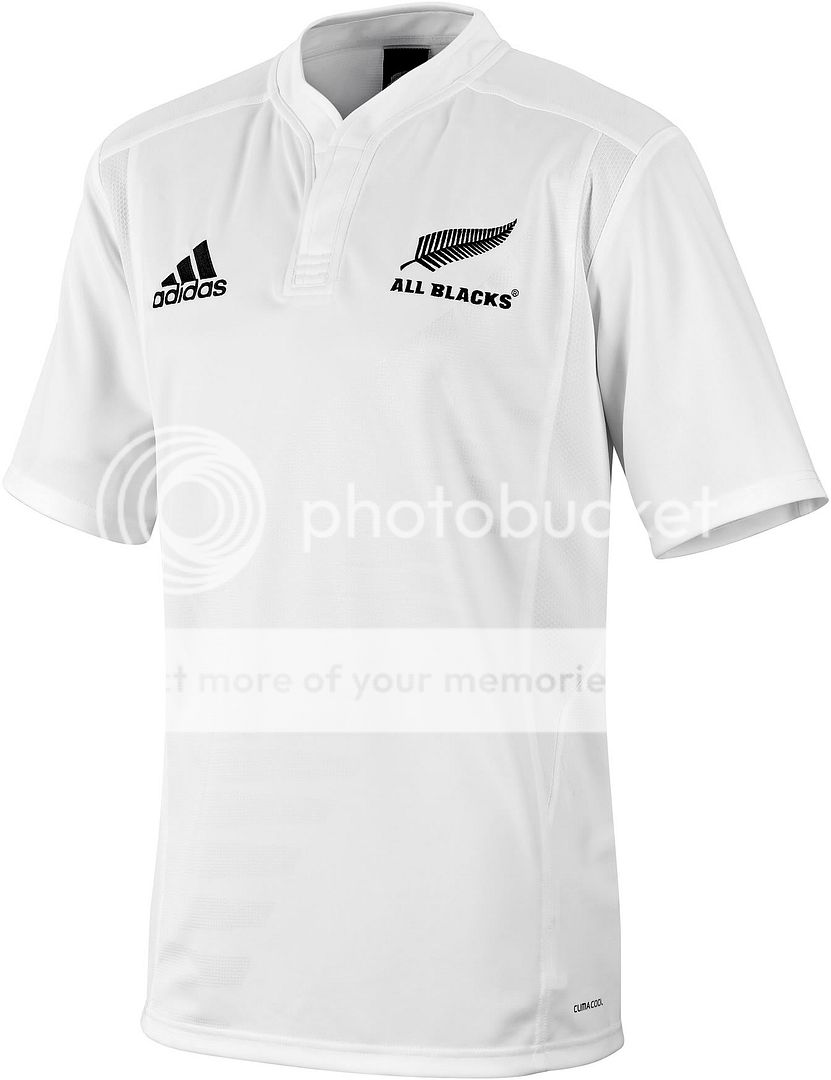 New Zealand All Blacks adidas 2009/10 Alternate Rugby Kit / Jersey