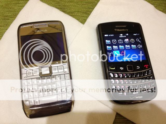 Cần bán Nokia E71 trắng và Blackberry Bold 9650 Lock verizon black Giá GOOD máy Ngon!