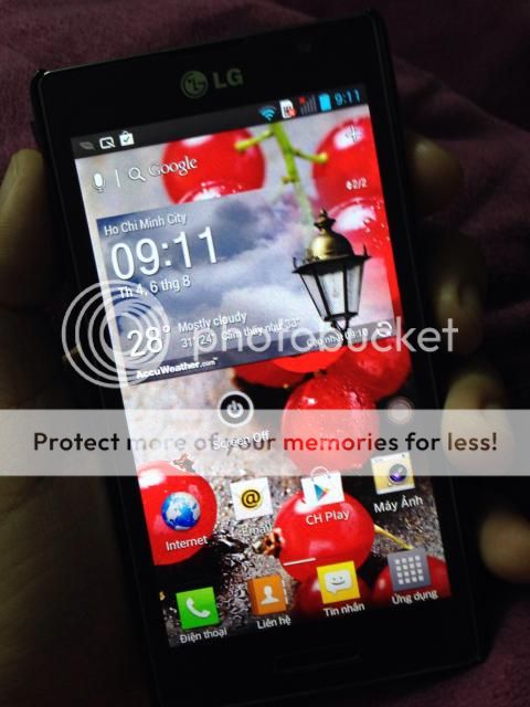 cần bán gấp LG Optimus L9 black 99% full pk zin 2tr5 HOT HOT HOT - 1