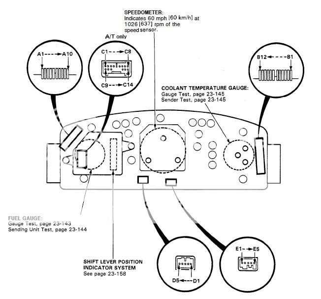 Gauge Cluster, Turn Signals, Clock wont work. HondaTech Honda